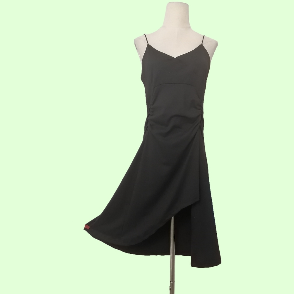 sz：XL ，black suspender dress